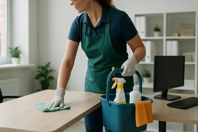 Intérieur d'un bureau à Chagny après un nettoyage professionnel.